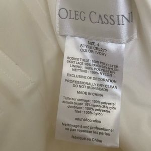 Oleg Cassini wedding dress